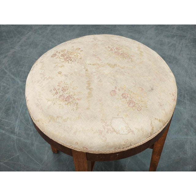 Art Deco Walnut and Beech Stools, Czechoslovakia, 1930s, Set of 2 For Sale - Image 9 of 12