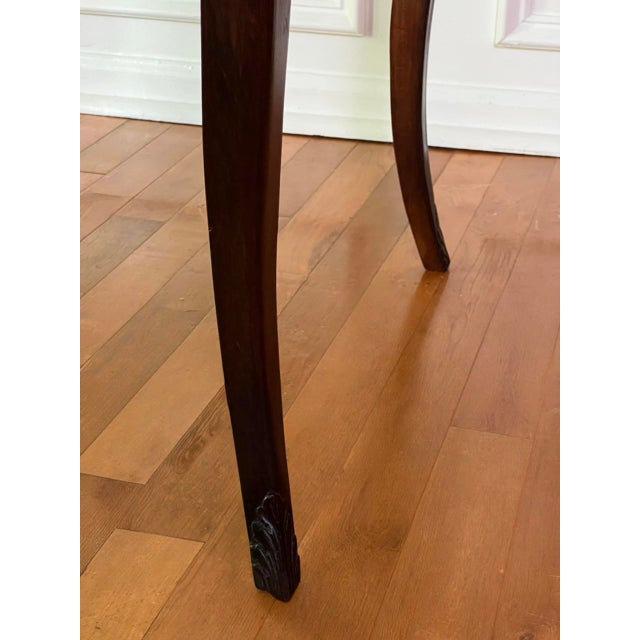 Antique French Provincial Louis XV Style Mahogany Tea Table, Circa 1900 For Sale - Image 13 of 15