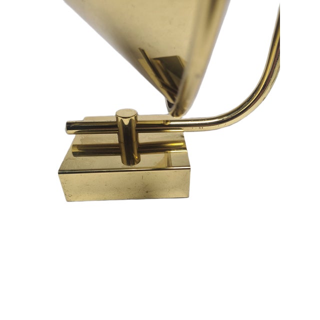 Metal Art Deco Wall Lamp from Polam, Poland, 1980s For Sale - Image 7 of 10