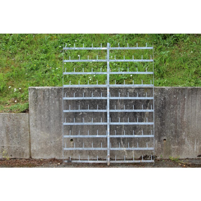Large Metal Storage Rack, 1950s For Sale - Image 18 of 18