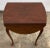 Wood Vintage Baker Queen Anne Style Drop Leaf Table For Sale - Image 7 of 12