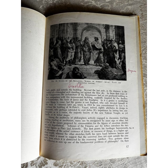 The “Stanze” of Raphael. 1953. Art History. 61 Color and Black & White Reproductions in a Softcover Book. For Sale - Image 9 of 12