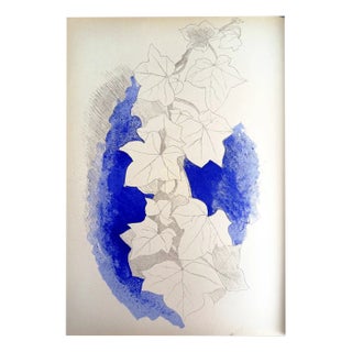 Georges Braque, Flowers / Lierre, 1955, Color Lithograph For Sale