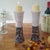 Tealight Candleholder in Black and White Marble by Forzini For Sale - Image 10 of 15