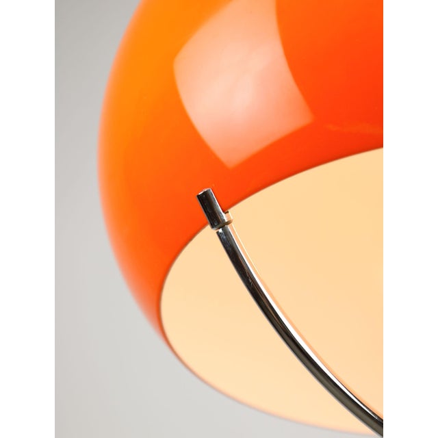 Space Age Orange Jolly Pendant Lamp by Luigi Massoni for Guzzini, 1960s For Sale - Image 9 of 18