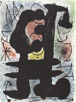 1967 Joan Miro 'Cosmos Ii' Surrealism Multicolor France Lithograph