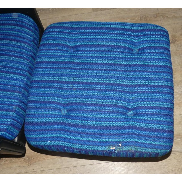 Set of Skai Leather Lounge Chair & Stool, 1960s For Sale - Image 12 of 15