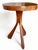 Mid-Century Modern Mesquite Slab Top Side Table With Tripod Walnut Base by Michael Maximo For Sale - Image 3 of 10