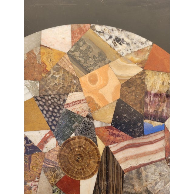 Bolster with Hard Stone Marquetry Tray For Sale - Image 5 of 16