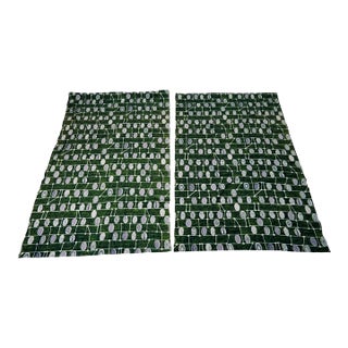 1950's "Strata" Cotton Fabric Designed by Lucienne Day for Schumacher Curtains For Sale