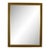 Late 20th Century Neoclassical to Traditional Large Wall Mirror Rectangular Antiqued Gold Frame For Sale