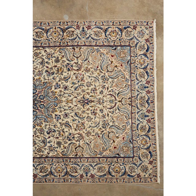 Persian Mid-20th Century Persian Nain Rug For Sale - Image 3 of 13