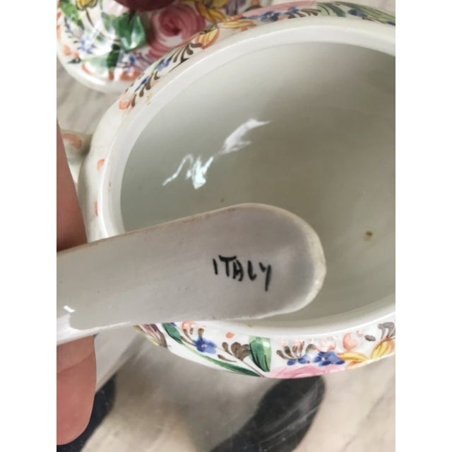1980s Italian Tureen With Ladle For Sale - Image 5 of 9