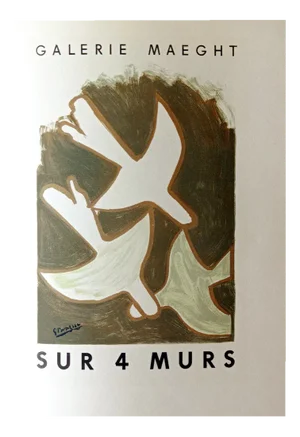 Exhibition Lithograph by Georges Braque, 1959