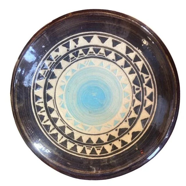 Blue decorative bowl from Morocco.
