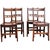 English Early 18th Century English Set of Four Georgian Period Oak Dining Chairs For Sale - Image 3 of 11