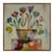Framed Colorful Abstract Painting Titled Hothouse Flowers For Sale