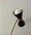 Vintage Italian counter-balance floor lamp with black shade. Newly wired (euro) with US adaptor included. Beautiful patina...