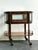 French Vintage Regency Vitrine Bar Cart For Sale - Image 3 of 12