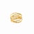 Contemporary Late 20th Century Elsa Peretti for Tiffany & Co., 18k Yellow Gold Wave Ring, Size 7.5 For Sale - Image 3 of 4