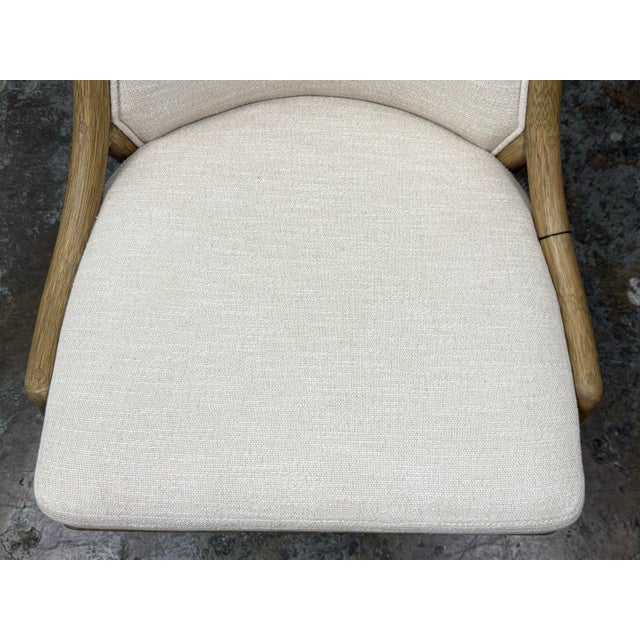 Ivory Laura Kilar for McGuire Passage Cane Back Side Chair For Sale - Image 8 of 12