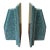 Vintage Faux Granite Stone Postmodern Handcrafted Bookends. Circa 1980s For Sale