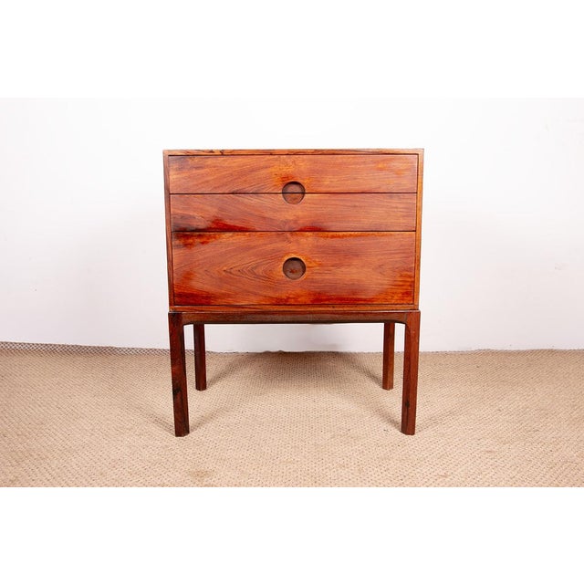 Danish Chest of Drawers in Rosewood by Kai Kristiansen for Aksel Kjersgaard, 1960, in Flawless conditions. Designed 1960...