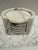 Farmhouse Vintage White Alabaster Marble Coaster Set For Sale - Image 3 of 7