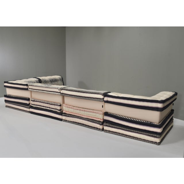 Wood Jean Paul Gaultier Edition Mah Jong Modular Sofa by Roche Bobois, 2010s, Set of 19 For Sale - Image 7 of 18