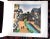 Japanese Vintage Signed Folio Size Mid 20th C. Lithograph of Japanese Neighborhood For Sale - Image 3 of 3
