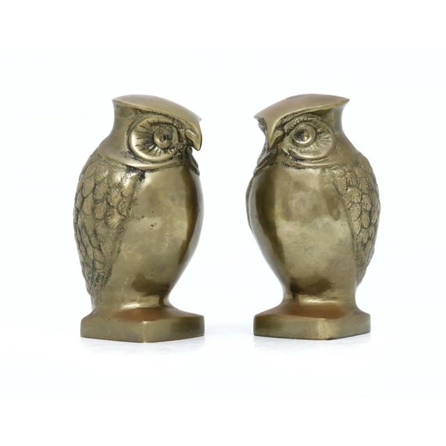 1960s Brass Owl Bookends a Pair Chairish