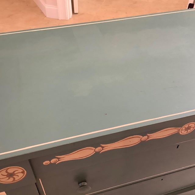 1930s Federal Style Folk Art 3 Drawer Dresser For Sale - Image 11 of 15