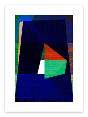 Contemporary Abstract New Media Art Print "Straec #39" Luuk De Haan