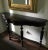 Henredon Henredon , Cindy, Scalloped Dem-Ilune Console Entry Table For Sale - Image 4 of 13
