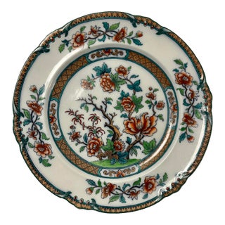 Circa 1850s John Ridgway & Co. Pattern 6/774 "Mauritius" Print Dinner Plate For Sale