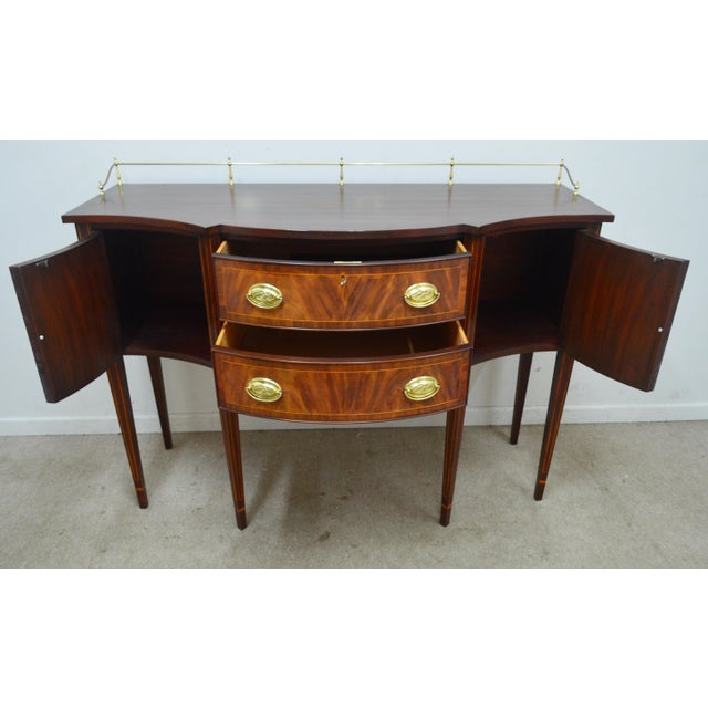 Wood Henkel Harris Sideboard For Sale - Image 7 of 9