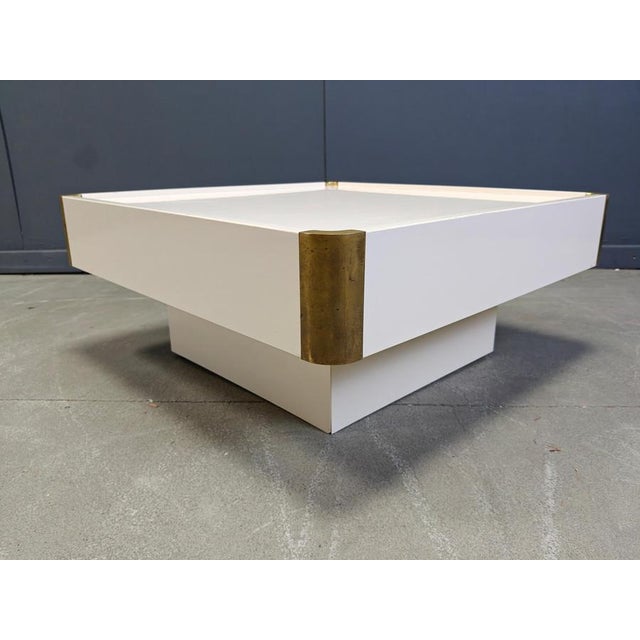 1970s Vintage Coffee Table attributed to Cidue, 1970s For Sale - Image 5 of 9