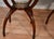 1930s English Regency Mahogany & Leather Top / Mirrored Pair of Side Tables / End Tables For Sale - Image 13 of 18
