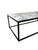 Metal Calacatta Vagli Marble Coffee Table with Black Steel Frame, 2000 For Sale - Image 7 of 9