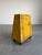 Vintage Industrial Yellow Metal Rolling Cabinet Cart For Sale - Image 4 of 12