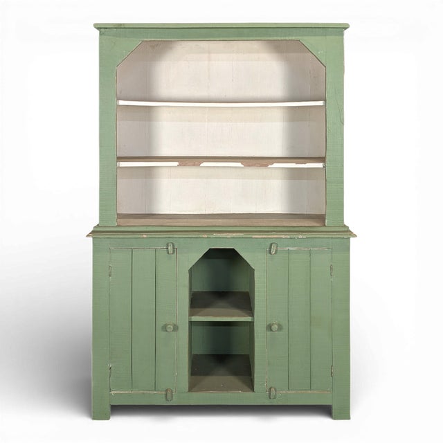 Vintage Rustic Pine Buffet For Sale