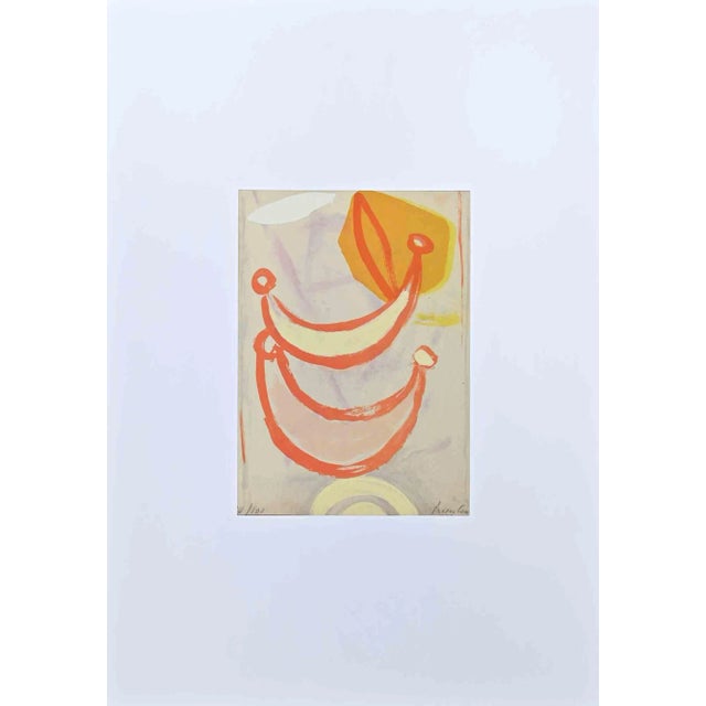 Primo Conti, Untitled, Original Lithograph, 1971 For Sale