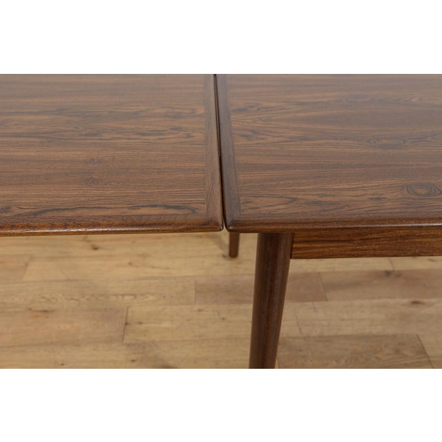 Mid-Century Modern Extendable Rosewood Dining Table, Denmark, 1960s For Sale - Image 17 of 18
