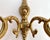 Baroque Vintage Gilt Bronze Wall Sconce in Candelabra Design, France, 1960s For Sale - Image 3 of 7