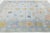 Modern Oushak Style Hand-Knotted Wool Rug in Ice Blue, Blush & Sage For Sale In New York - Image 6 of 12