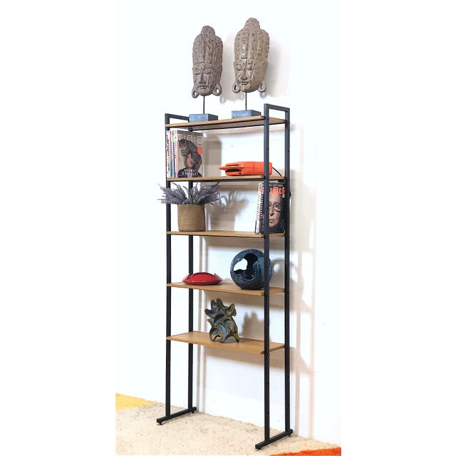 Vintage Italian One-Bay Modular Bookcase, 1960s For Sale - Image 6 of 11