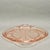 1930s Vintage Pink Depression Glass Handled Cake Plate in Federal Glass Rosemary Pattern For Sale - Image 5 of 10