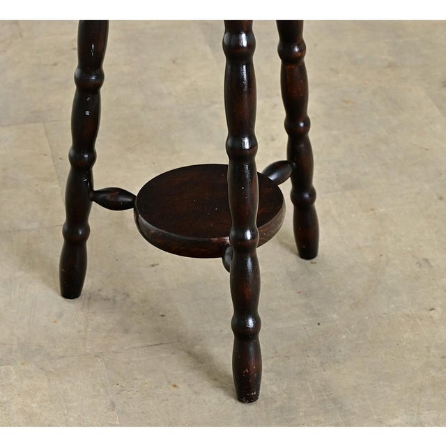 Wood English 19th Century Bobbin Turned Stool For Sale - Image 7 of 10