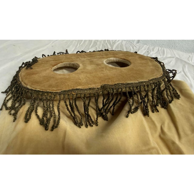 Up for sale is an early antique handmade Synagogue used Judaica scroll cover. This lovely mantel is completely made by...