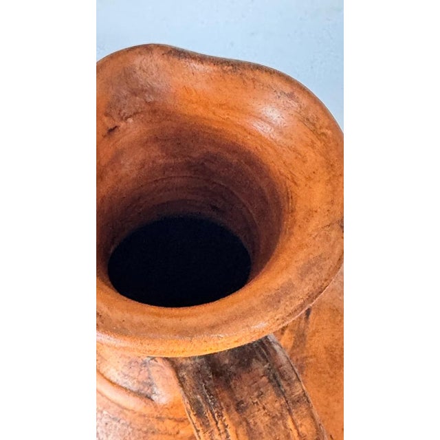 Hand-Painted French Ceramic Jug For Sale - Image 6 of 11